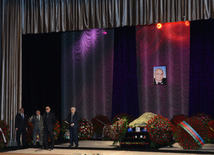 Ceremony of farewell with Magsud Ibrahimbeyov. Azerbaijan, Baku 23 match, 2016 